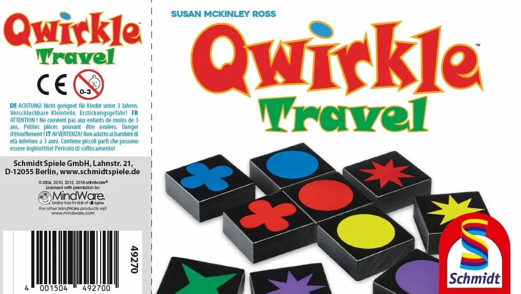 Schmidt Spiele 49270 - Qwirkle, versione da viaggio
