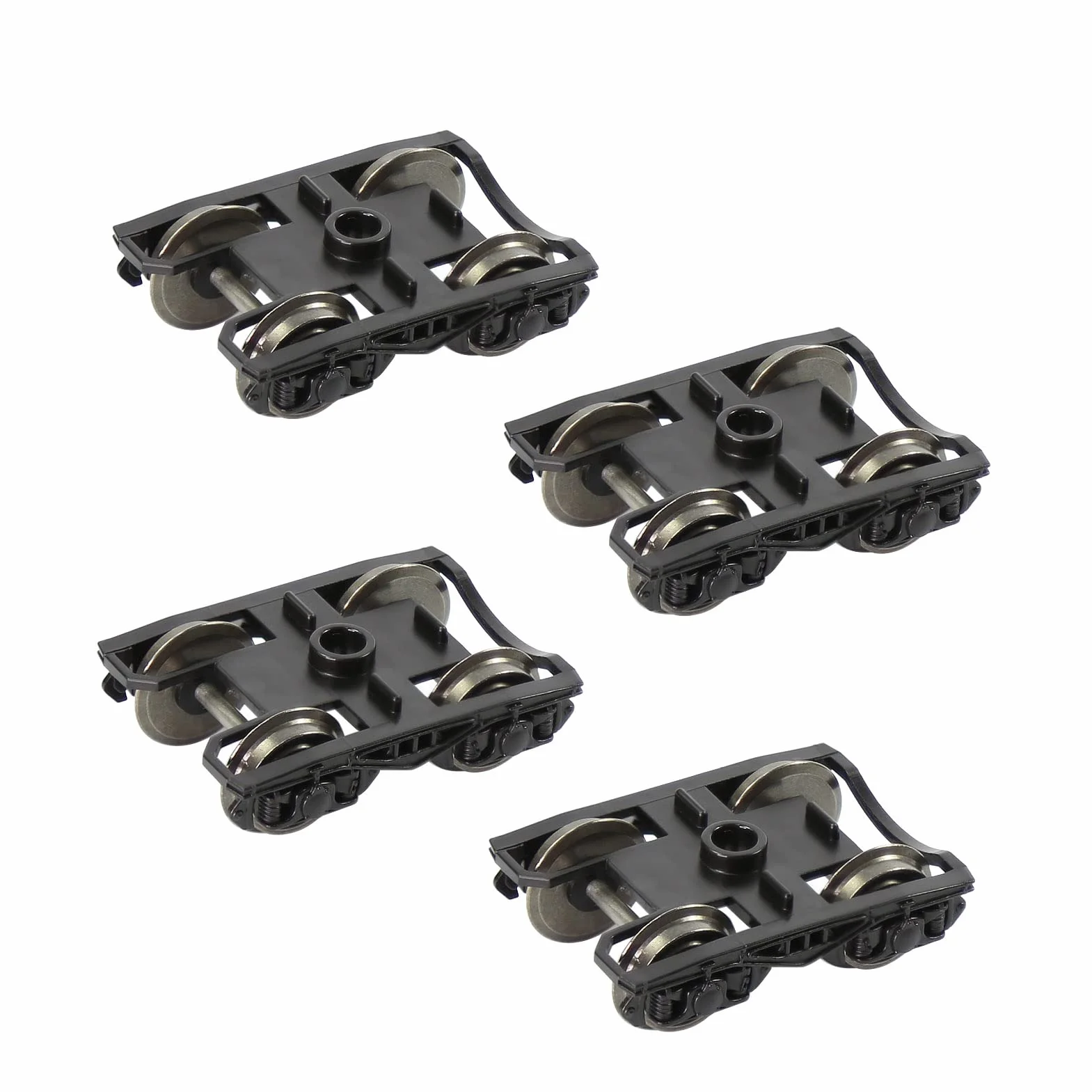 Evemodel HP0687 Set 4 carrelli modellini treni 1:87 scala HO ruota metallica 91,4 cm