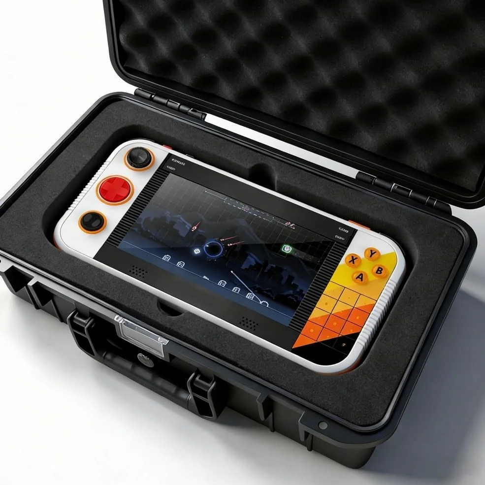 Scatola di immagazzinaggio per Gamestation Go Accessori Storage Box per | Materiale ABS ad alto impatto, per esterni robusti, resistente alle cadute, protegge la console dagli urti