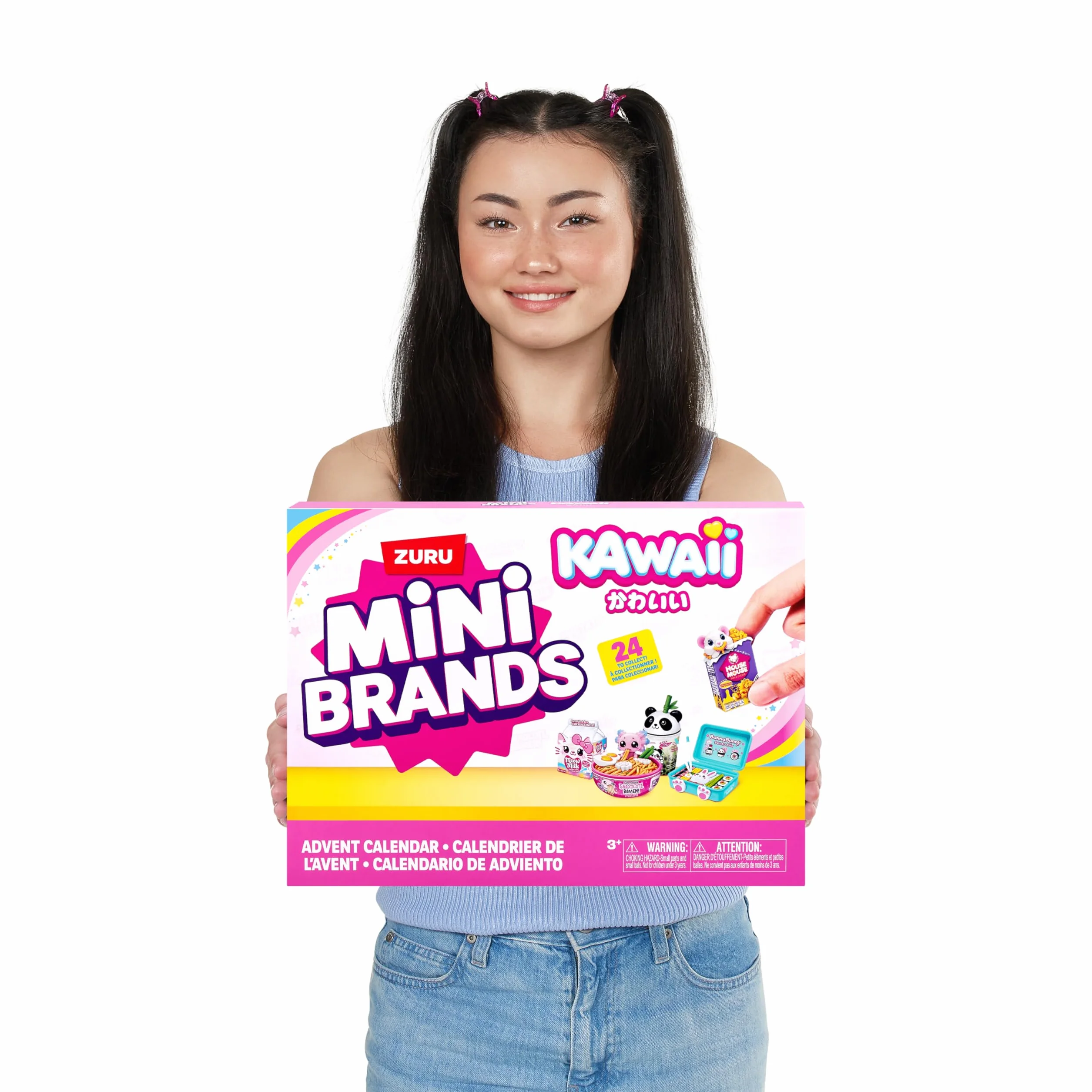 Mini Brands Kawaii Calendario dell'Avvento di ZURU, giocattoli Seaonal da collezione per ragazze