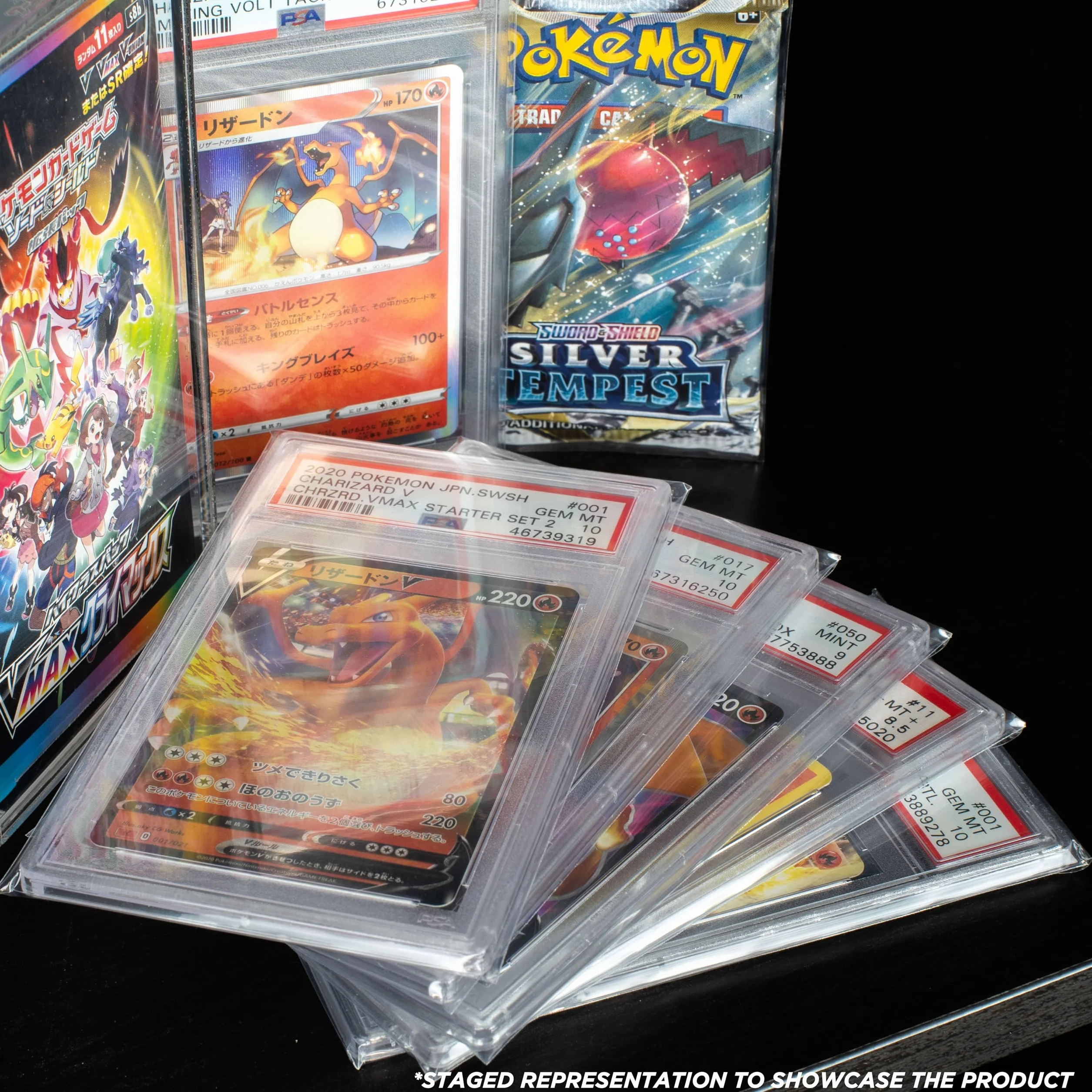 Carte Sleeves per PSA Slabs - Custodie per Lettere Graduate e Slab PSA, CGC, PCA - Dimensioni 87 x 139 mm - Confezione da 50