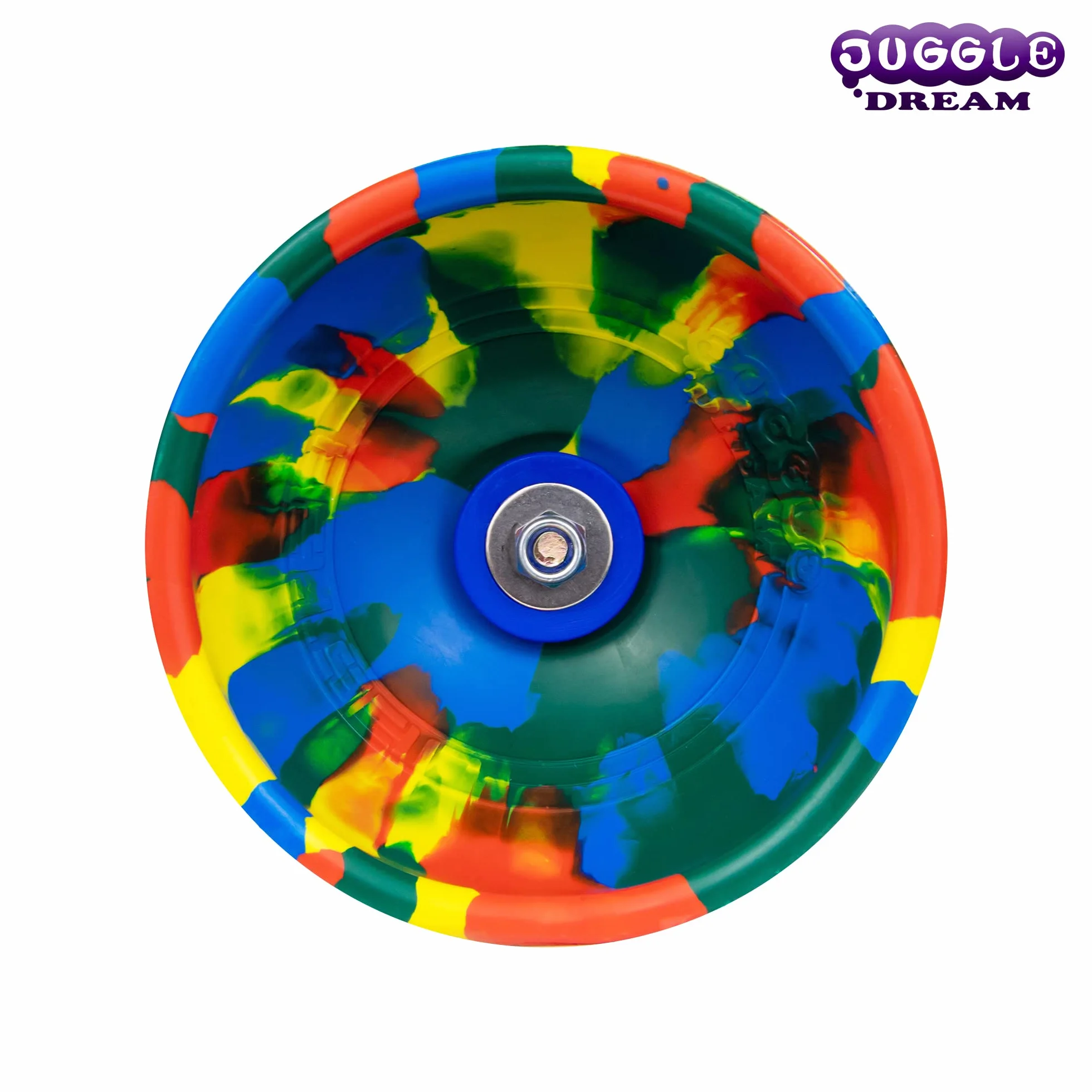 Juggle Dream Jester Diabolo Set da Giocoliere con Bacchette in Fibra e Video di Apprendimento Online, Giocattolo da Giocoleria (Multicolore)