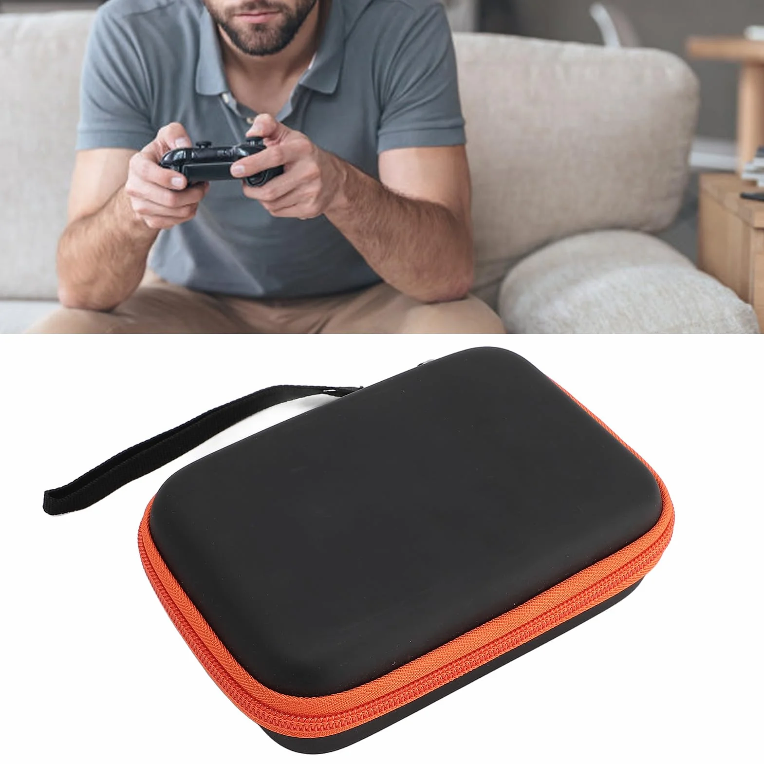 Custodia da Viaggio per Console di Gioco Portatile, Custodia da Viaggio Resistente All'acqua e Agli Urti per Console di Gioco Portatile retrò PRO RG35XXSP RG353V RG35XX