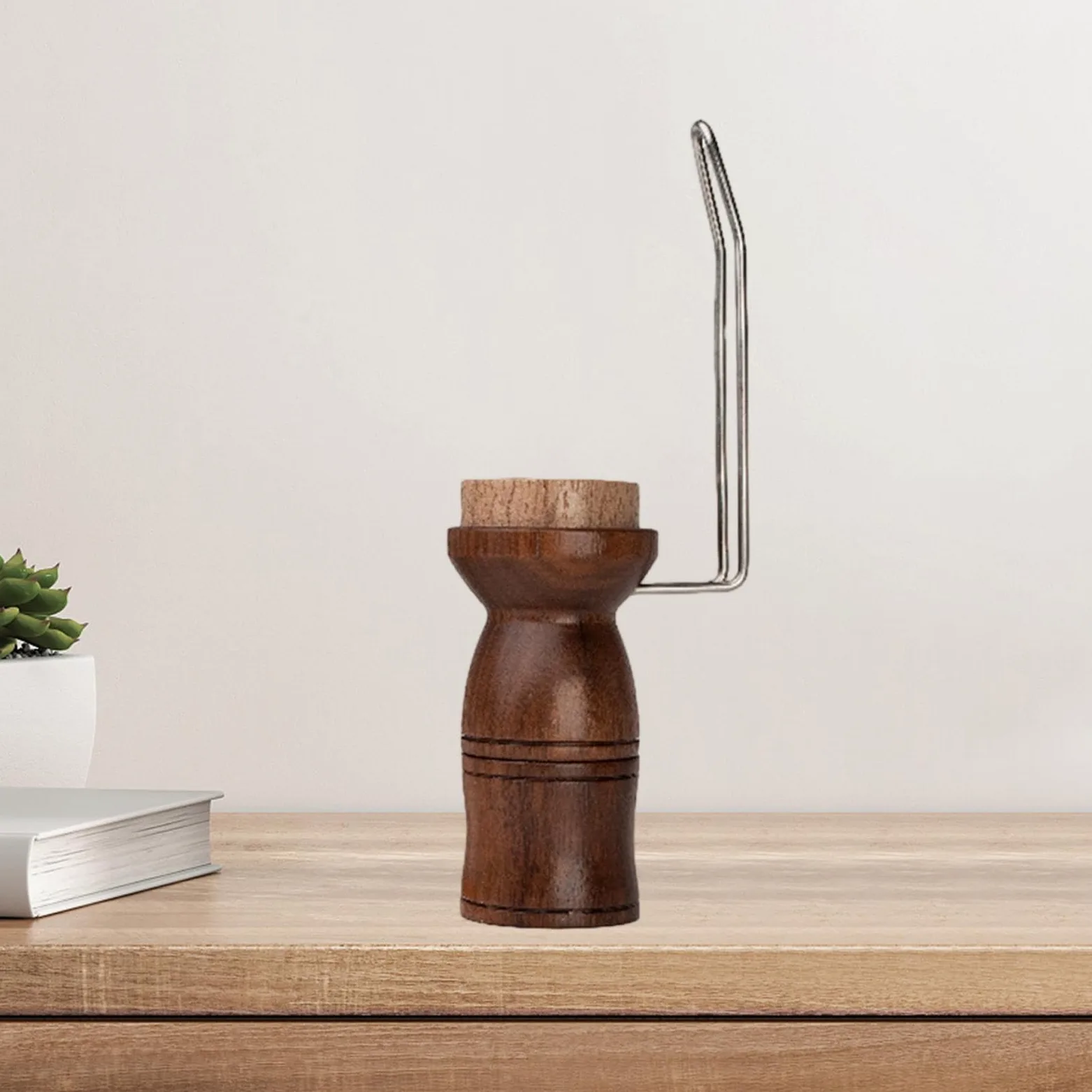 Manico Ergonomico per Dipingere Miniature, Manico in Legno Portatile, Strumento di Pittura Stabile, Manico Rotante Staccabile, Adatto per Dipingere St, Style D