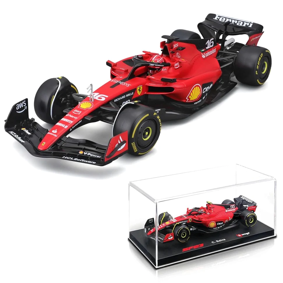 Ferrari SF-23 Charles Leclerc Nr 16 Stagione 2023 Formula 1 F1 - scala 1/24 23cm Modello Auto DieCast Bburago 18-26808-16