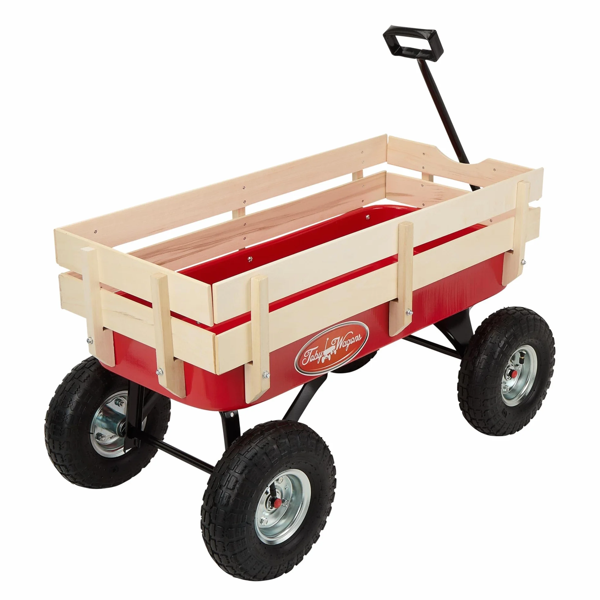 Carrello con Ruote Portatutto Carrello Spiaggia Carretti trainabili per bambini - Carrelli e vagoni da giardino - Tirare Lungo - Pull lungo carrello, Rimorchio, Retrò, Tirare, Kart, Cart