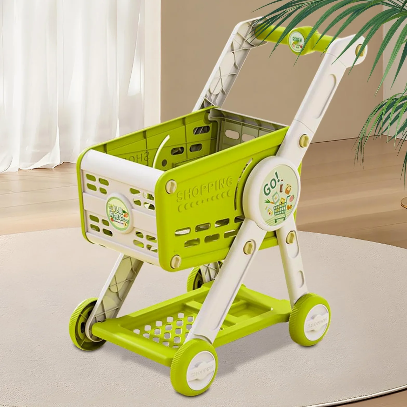 Carrello Della Spesa Giocattolo Per Bambini Cesto Della Spesa Giochi | Simbolico Per Accessori Apprendimento Bambini 1-3 Anni Bambina Casa Delle Bambole