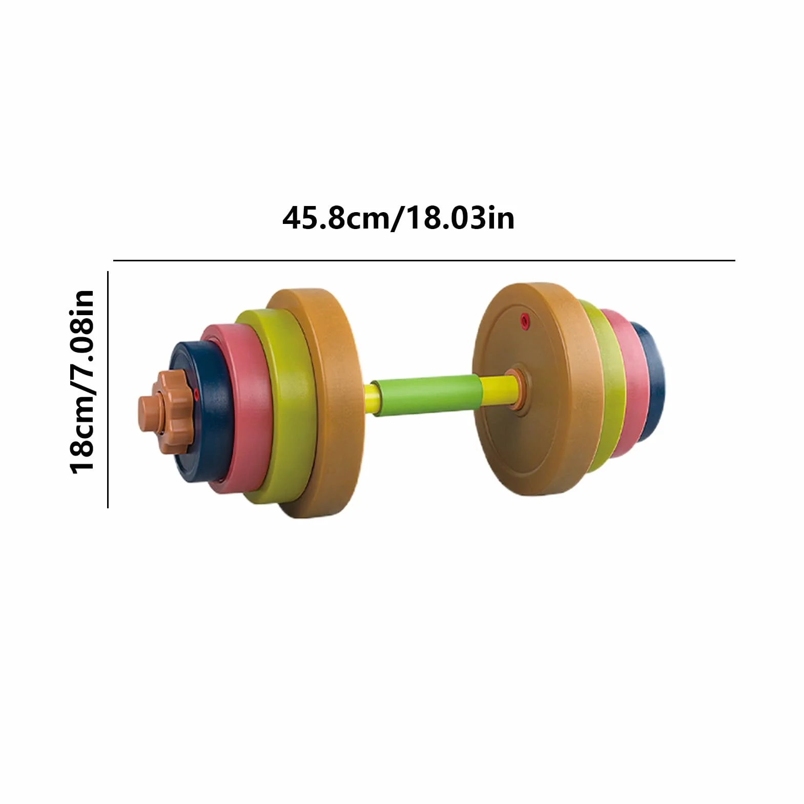 Kids Dumbbell Toy, Set Di Pesi Per Bambini - Set Di Sollevamento Pesi Per Bambini | Giocattolo Di Allenamento Regolabile, Attrezzature Da Palestra, Giocattolo Per Il Corpo Per Bambini, Giocattolo Di A