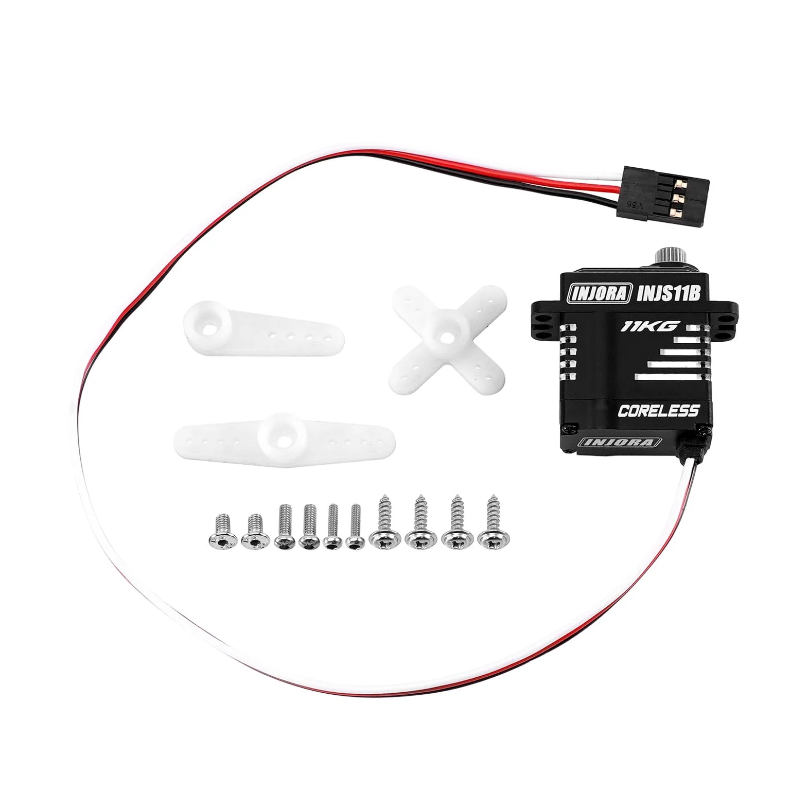 INJORA 11KG Servo Digitale Micro Coreless con Ingranaggi per TRX4M SCX24 RC