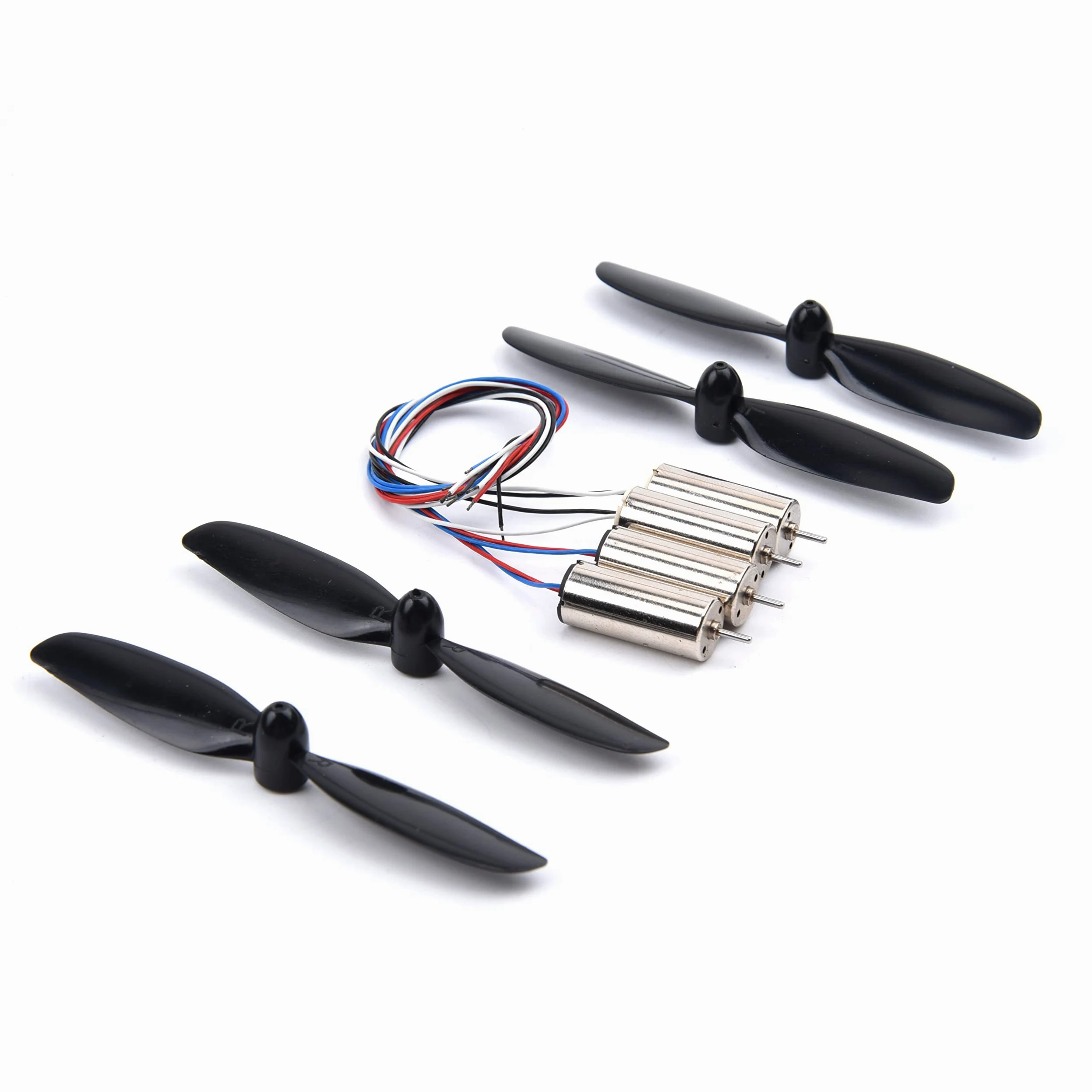 YoungRC Motore Coreless 8520 8,5 x 20 mm spazzolato + elica CW CCW 75 mm per fai da te Micro QX95 QX110 Quadcopter RC Drone