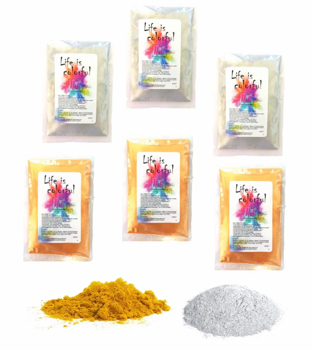 H2i Holi Powder Shooter - 7 cannoni in polvere colorata, con colori misti, 60 g