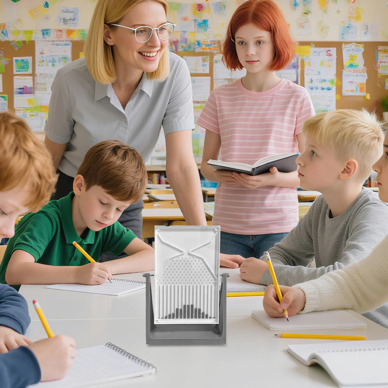 Gioco Statistico per ufficio: Didattico di distribuzione casuale, analisi interattiva dei dati del materiale scolastico, supporto logico all'insegnamento | Strumento educativo per studenti