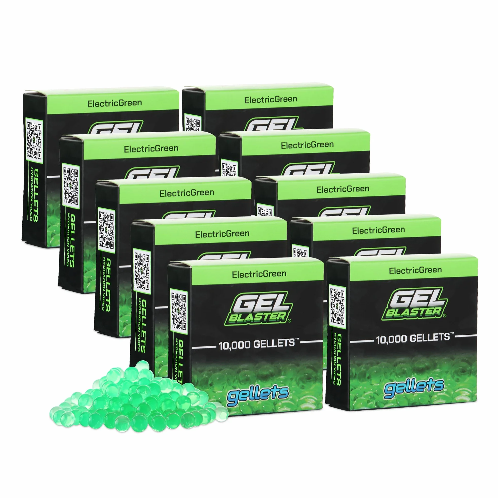 Gel Blaster 100.000 munizioni di ricarica in gel, non tossiche, a base d'acqua, realizzate appositamente per gel blaster, per bambini dai 14 anni in su