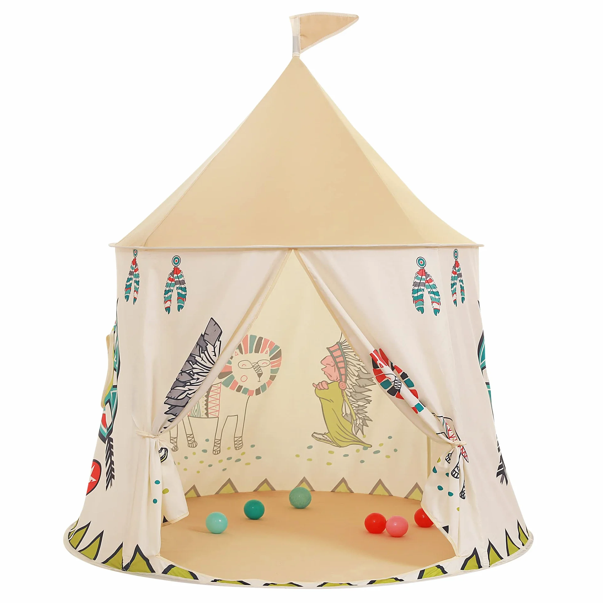 Tenda per Bambini Casetta da Giardino per Bambini,casa dei Giochi Po-up,Certificato EN71, Toy Tenda per ragazzi e ragazze,Regalo per Bambini