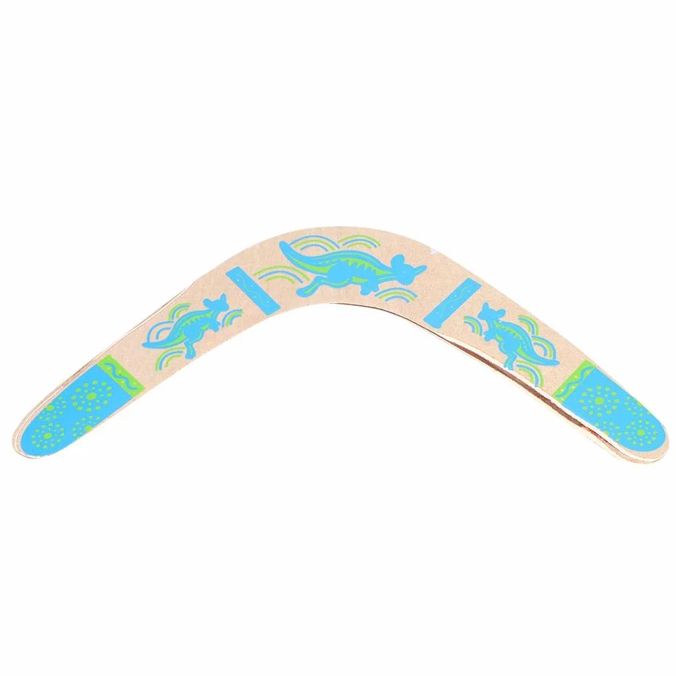 Boomerang, Boomerang in legno che ritorna a forma di V per giochi all'aria aperta, giocattolo sportivo, adatto per giochi e sport all'aria aperta, 33,8 x 18 x 18 x 18 cm