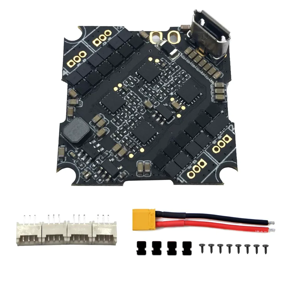 VIDOO F4 Flight Controller Aio Osd Bec E 12A Integrato Bl_S 2-4S Esc per Tinywhoop FPV Racing Drone
