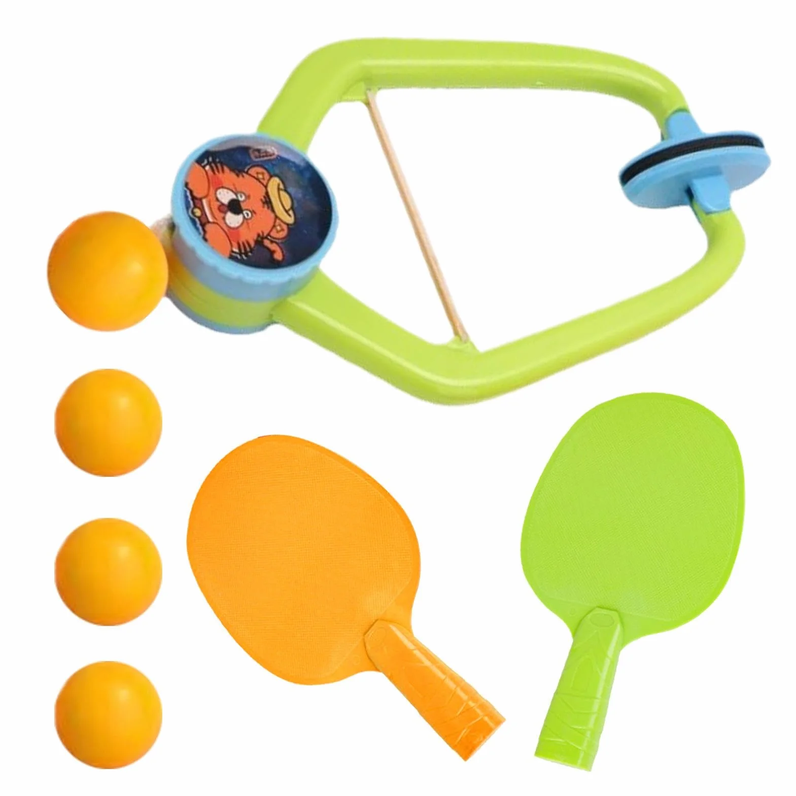 Indoor Table Tennis Trainer Portable Adjustable Doorway Design for Kids Boys Girls