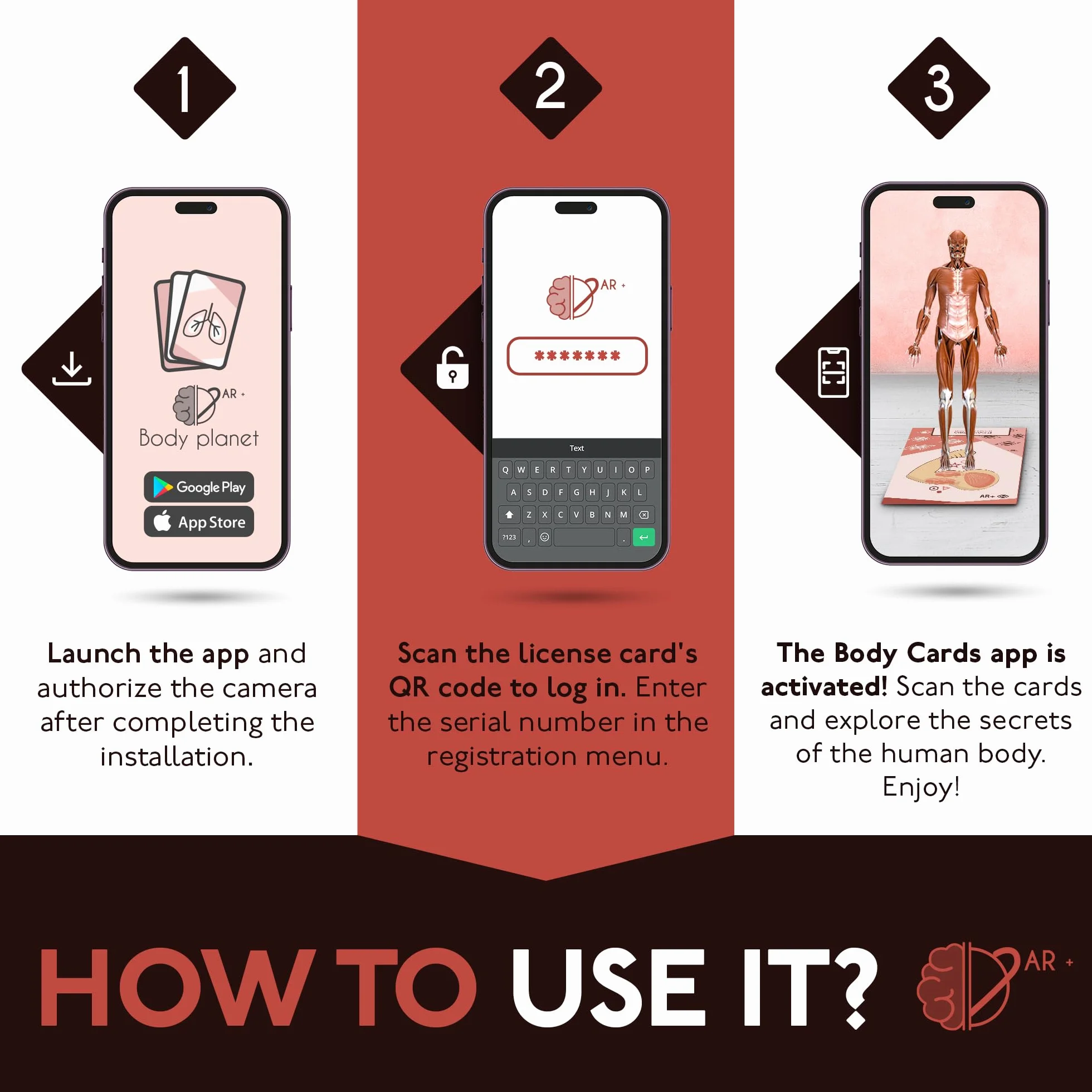Body cards, carte con realtà aumentata per conoscere il corpo umano giocando