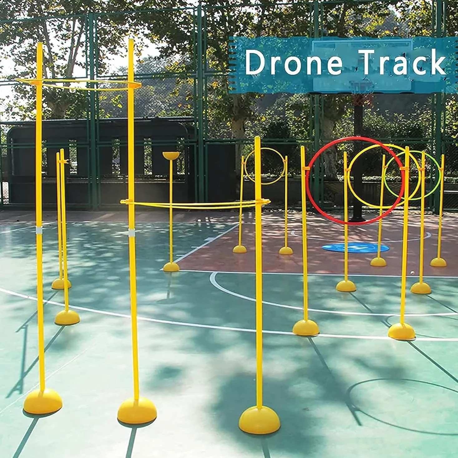 Drone Racing - Kit di allenamento a ostacoli per principianti, facile da costruire con livelli di difficoltà regolabili per esercitarsi nell'evitare gli ostacoli