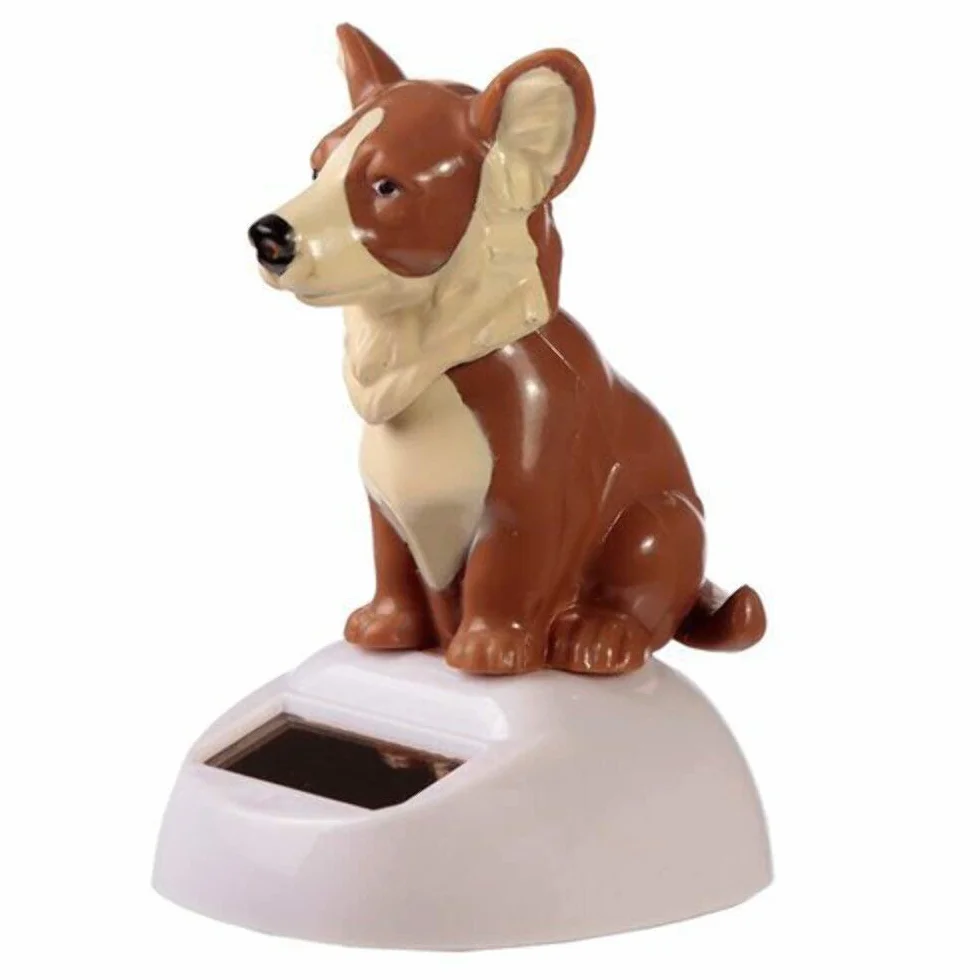 Puckator Solar Pal Regina e Corgi Decorazione ad Energia Solare