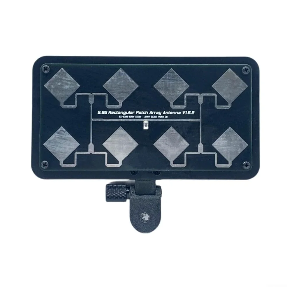ABS 5.8GHz Patch 17dBi Gain Nero ABS 5.8GHz Patch 17dBi Gain | 17dBi ad alto guadagno, banda di frequenza da 5,8 GHz, forte direttività, ideale per lunghe distanze, segnale stabile