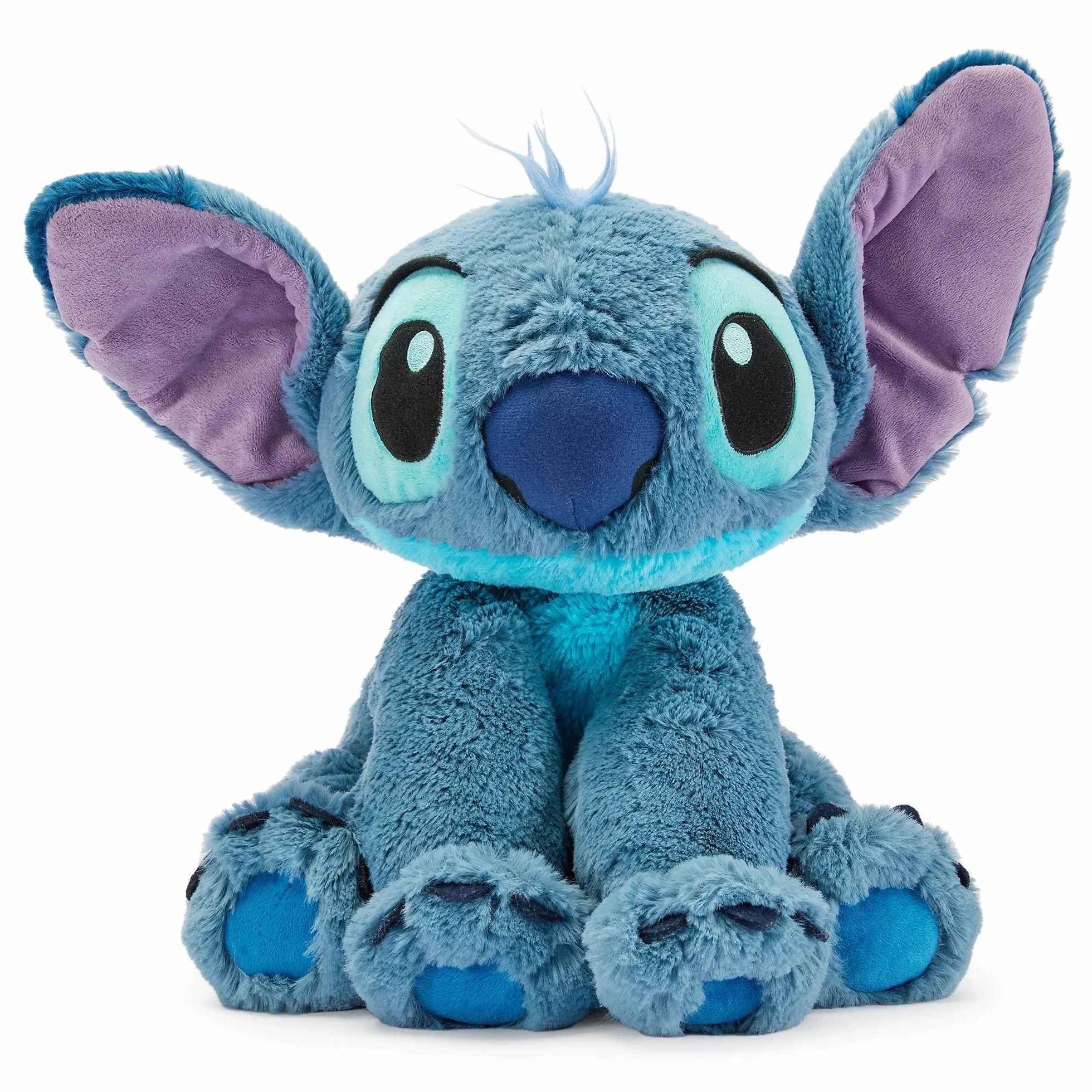 Disney Store peluche Stitch 38 cm ufficiale medio personaggio coccoloso consistenza sfumata dettagli ricamati orecchie flessibili