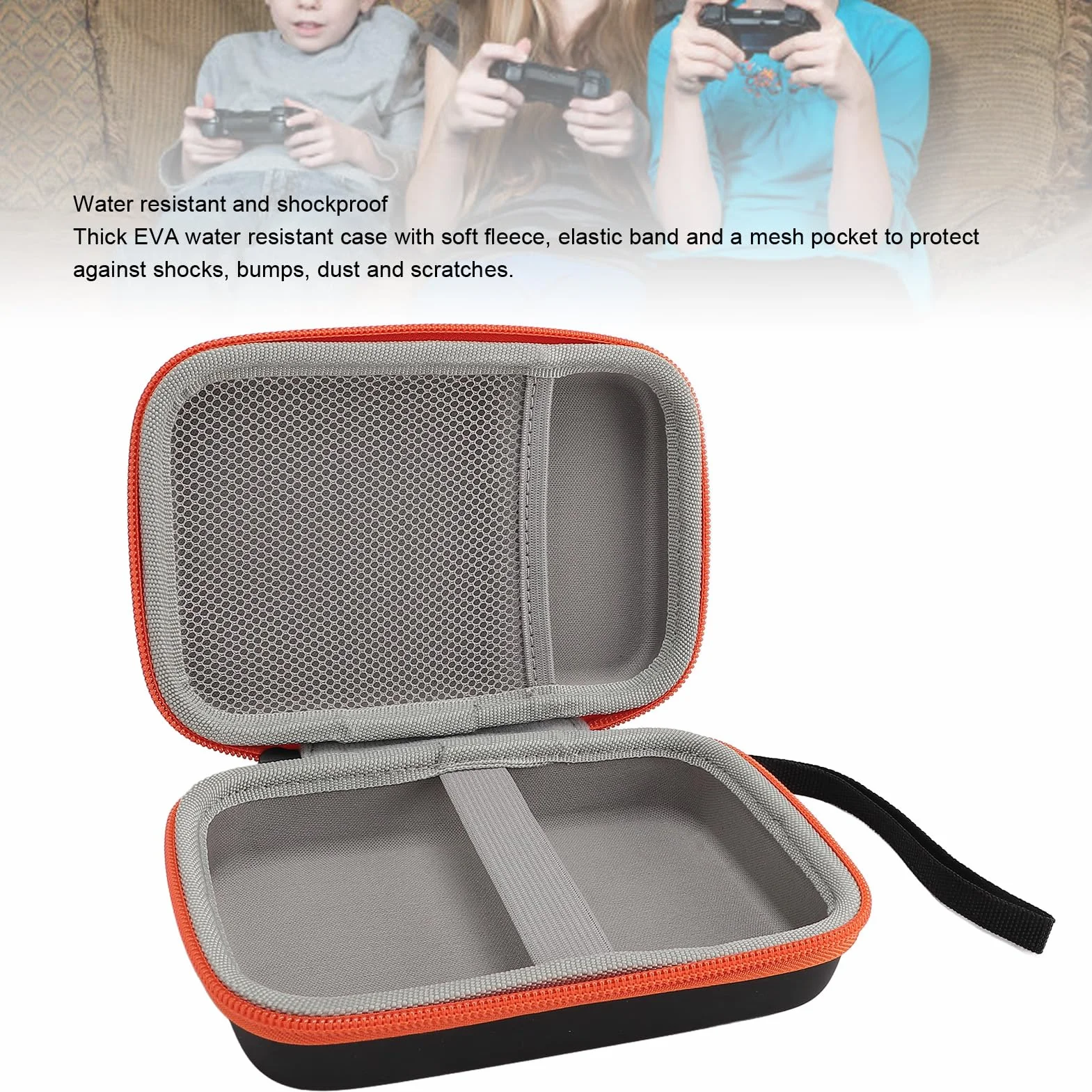 Custodia da Viaggio per Console di Gioco Portatile, Custodia da Viaggio Resistente All'acqua e Agli Urti per Console di Gioco Portatile retrò PRO RG35XXSP RG353V RG35XX