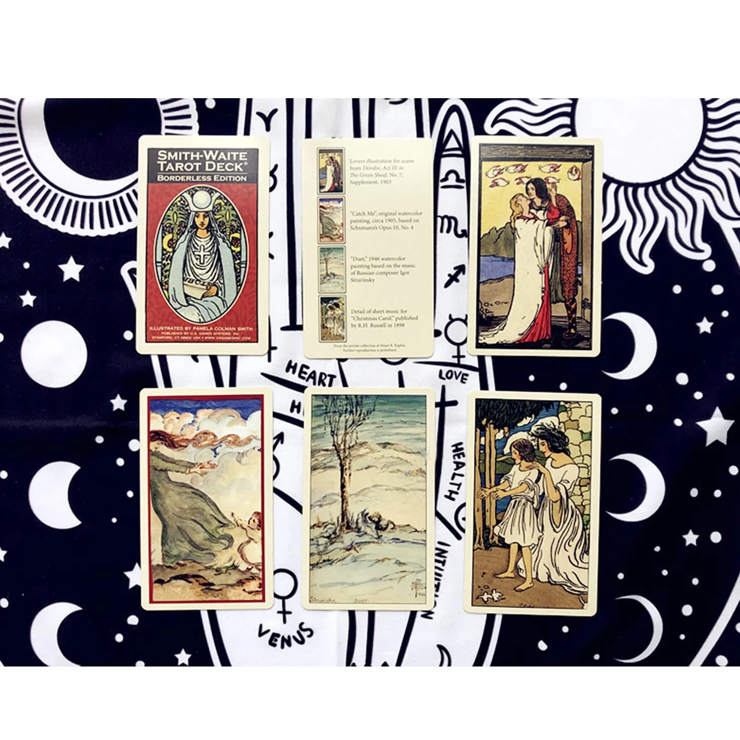 Tarocchi Classici Rider Waite – Mazzo da 78 Carte – Lettura, Meditazione, Gioco da Tavolo – Per Principianti ed Esperti – Compatto, Portatile, Ottima Idea Regalo