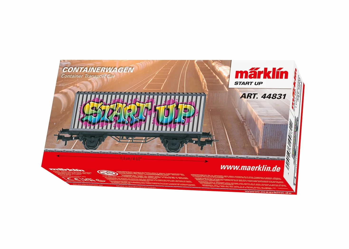 Carrello portacontainer Graffiti Ep.V WS H0
