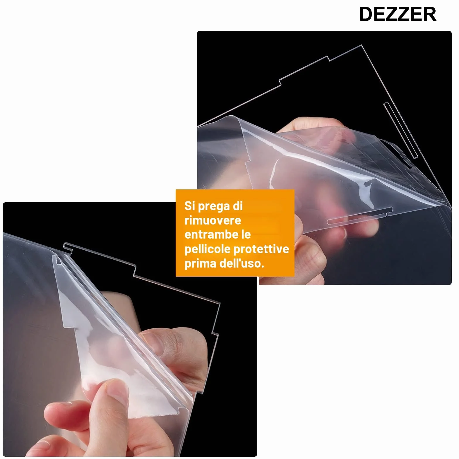 Dezzer Vetrina Acrilica con Base Nera, Assemblare Controsoffitto in Acrilico Scatola Antipolvere Vetrina per Figure d'azione Giocattoli, da Collezione (20 x 20 x 25 cm)