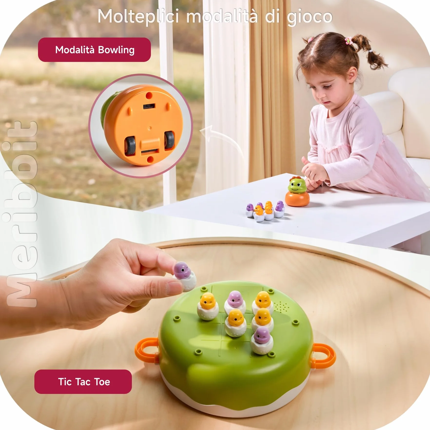 Giochi Bambini 3 Anni, Gioco Pesca Bambini 4-in-1 Giocattoli magnetici Giochi Montessori Bambini 3 4 Anni, Regalo Bambina Bambino Giochi