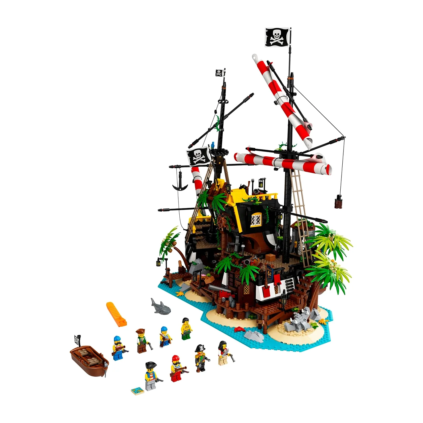 Lego Ideas Pirati di Barracuda bay 21322, Nero