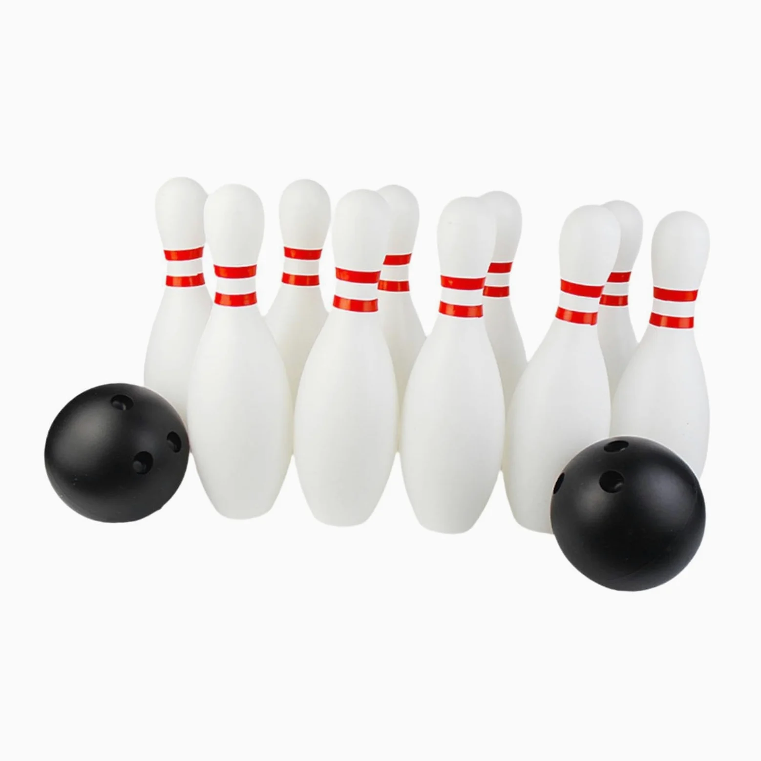 Set da Bowling per Bambini da 12 Pezzi, con Birilli E Palle, Ideale per Il Realizzato con per attività, 25 Cm