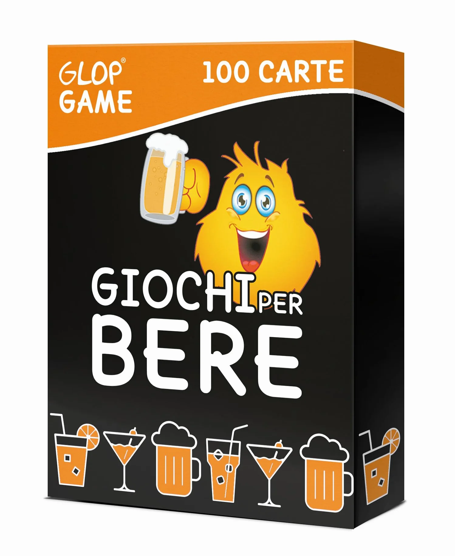 GLOP Game, Giochi da Tavolo Adulti di Carte per Bere, Regali Simpatici e Divertenti, Idee Regalo per Lei e Lui, per Natale, Amica, Amiche, Giochi Alcolici per Feste, Drinking Game