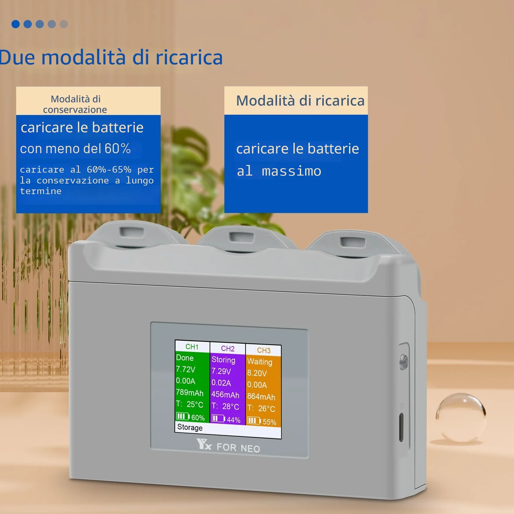 Caricabatteria LCD multifunzione con carica di archiviazione per drone DJI Neo, hub di ricarica bidirezionale, ricarica rapida 3 batterie accessori