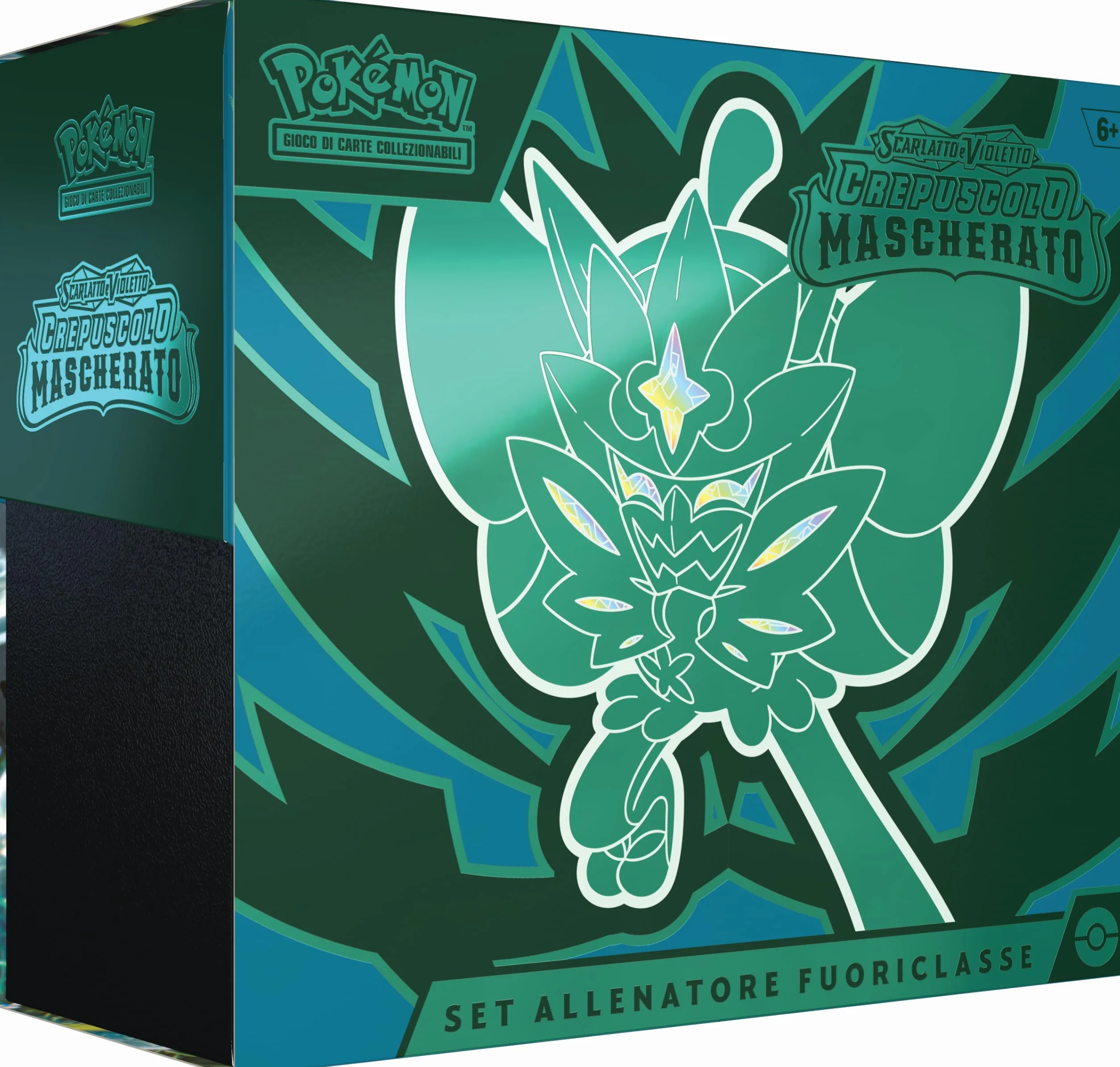 Pokémon GCC Set Allenatore Fuoriclasse Crepuscolo Mascherato Scarlatto e Violetto - Ogerpon Maschera Turchese