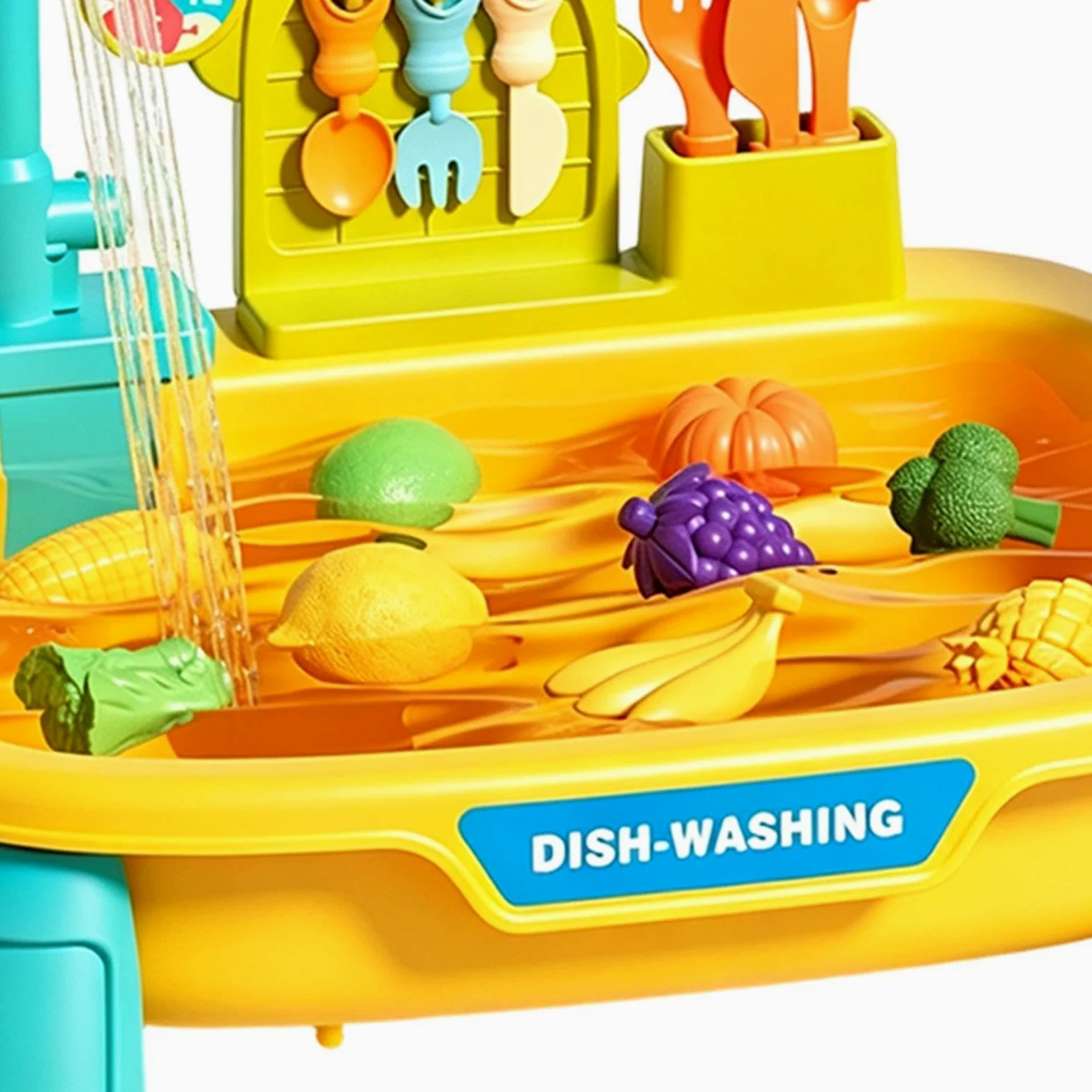 Per Bambini Con Acqua Corrente Giocattoli Sensoriali Elettrici Di Lavaggio | Tavolo Acquatico Esterno per Bambini Interno Esterno Cucina Bagno Giardino Scuola Materna