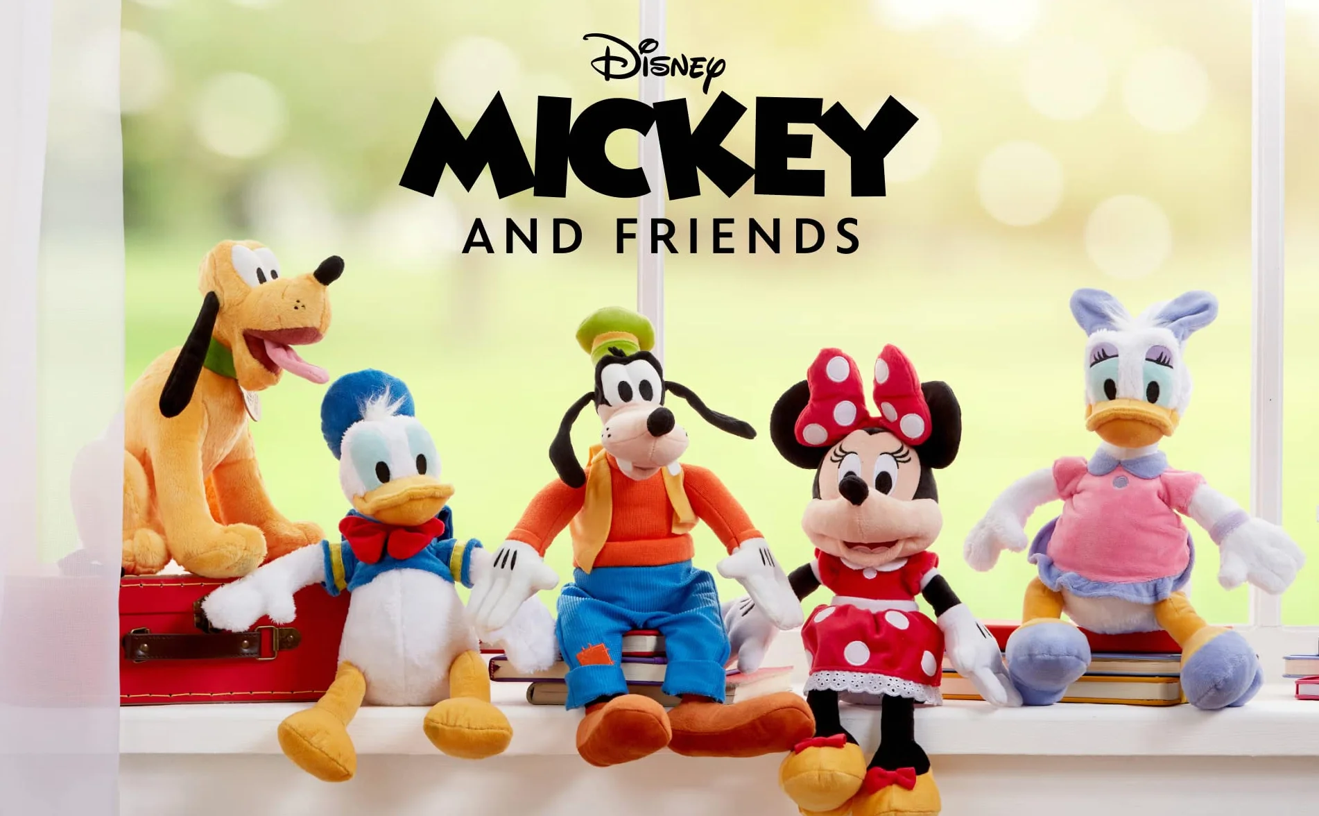 Disney Store Peluche Piccolo Minnie, 33 cm, Personaggio iconico Disney da coccolare, con Vestito Rosa a Pois e Fiocco con Dettagli Ricamati, per Tutte Le età