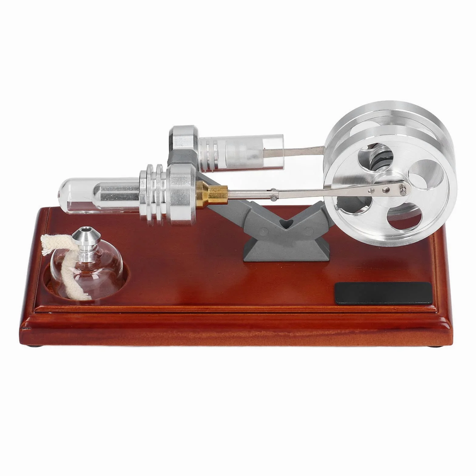 Modello Motore Stirling in Lega di Alluminio Durevole, Motore | Giocattolo educativo, funziona per l\'apprendimento della fisica, oggetto di classe