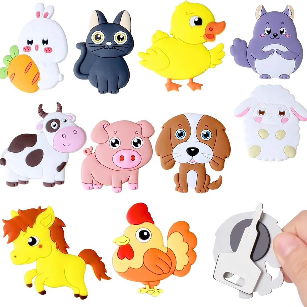 12 Pcs calamite bambini, calamite frigorifero, Magneti frigorifero per bambino, Regalo Educativo per bambino, Decorazione per Casa, Scuola e Ufficio