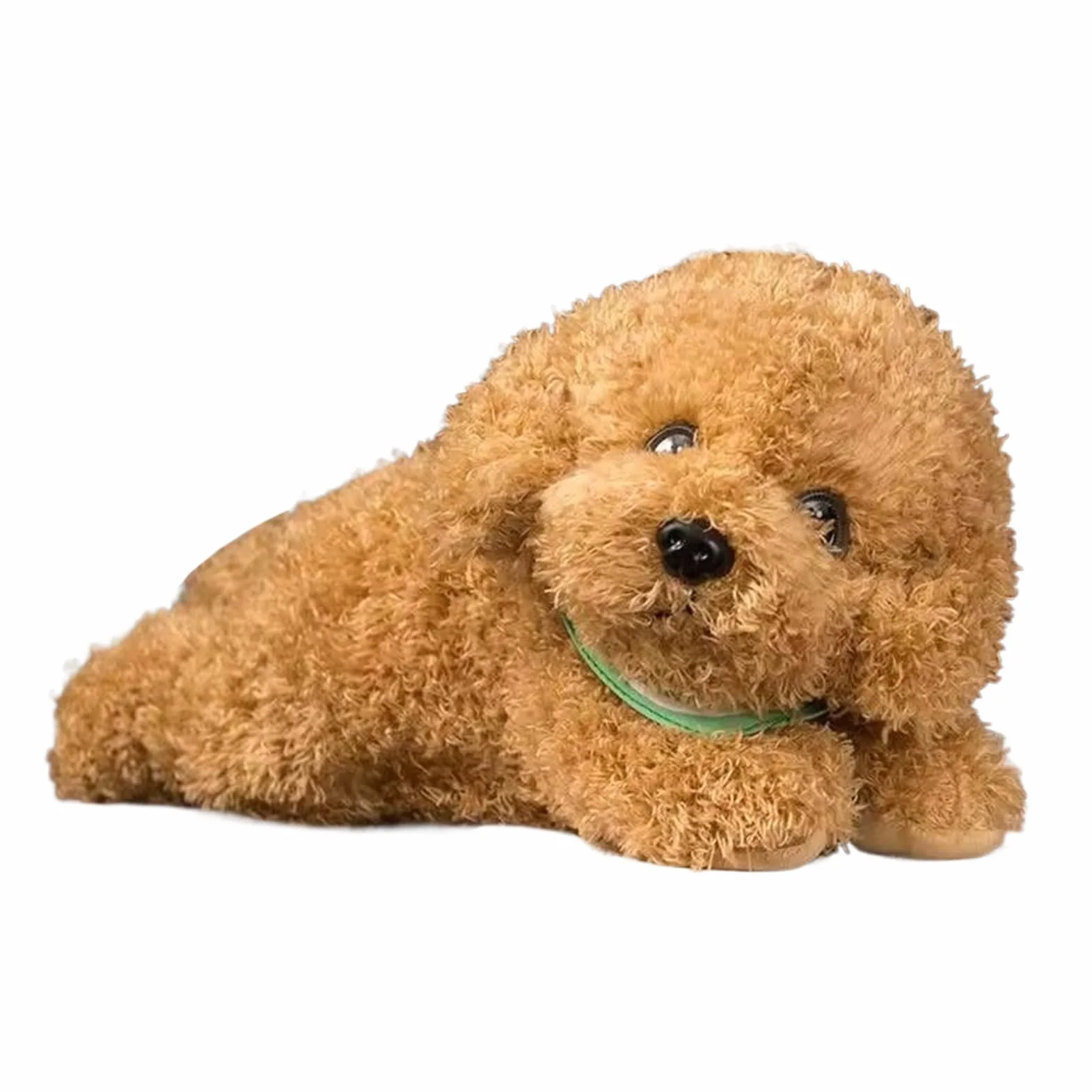 Giocattolo Realistico Per Cani Barboncino Peloso, Morbido PeIuche Realistico, 27 Cm, Cucciolo Di Peluche, Animale Di Peluche Per Cani, Compagno Coccoloso, Per Bambini Adolescenti Adulti Famiglia Natal