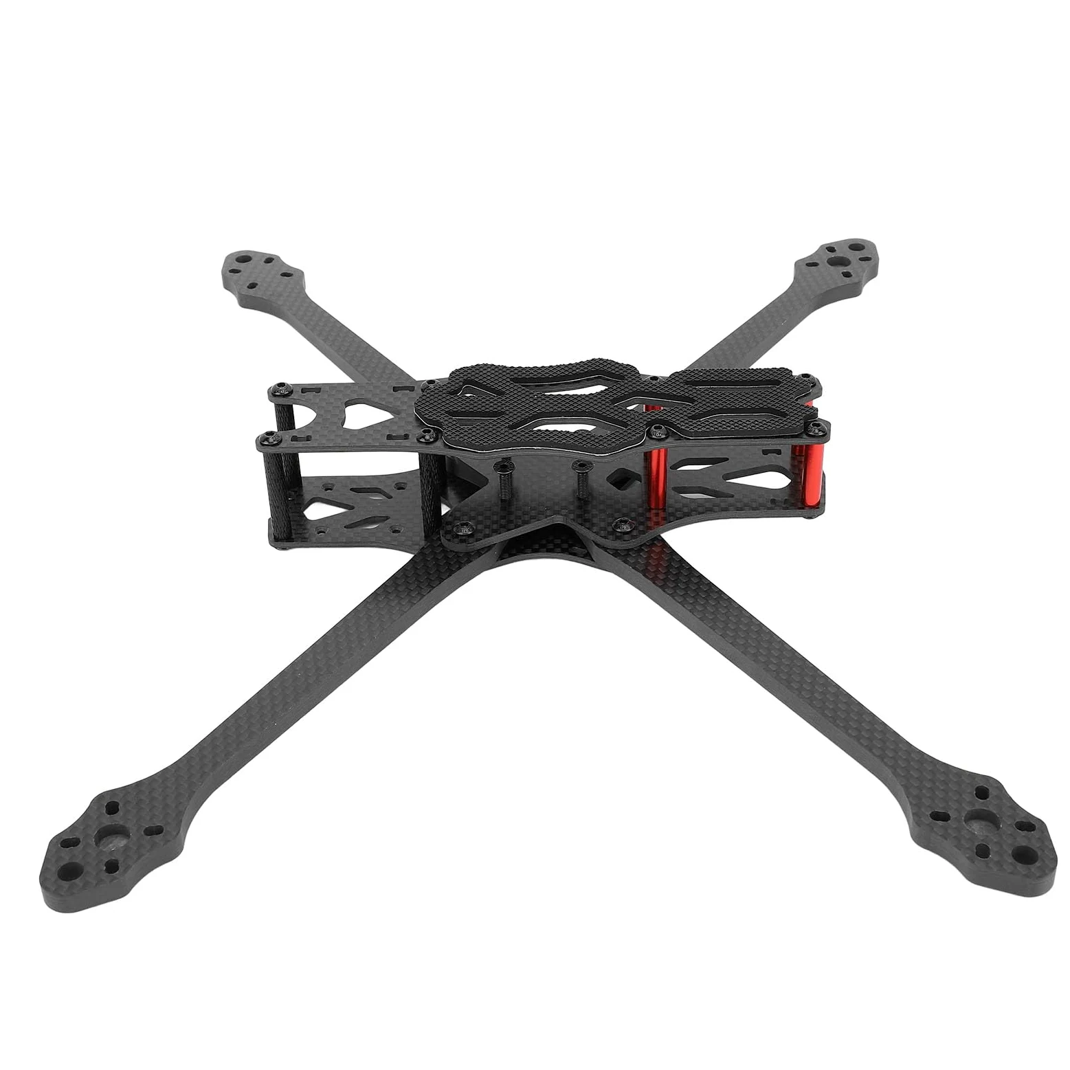 Alomejor Kit di Telaio Quadrirotore Leggero in Fibra di Carbonio da 315 mm, Resistente agli Urti, Manutenzione Facile per gli Amanti dei Droni da Corsa FPV