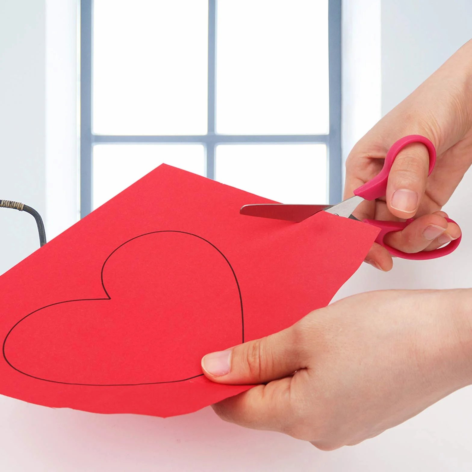 KUONIIY Forbici per Bambini, Lame in Acciaio Inox, Impugnatura in Plastica, Anelli Circolari, 2 Pezzi per Set, Rosso, Blu