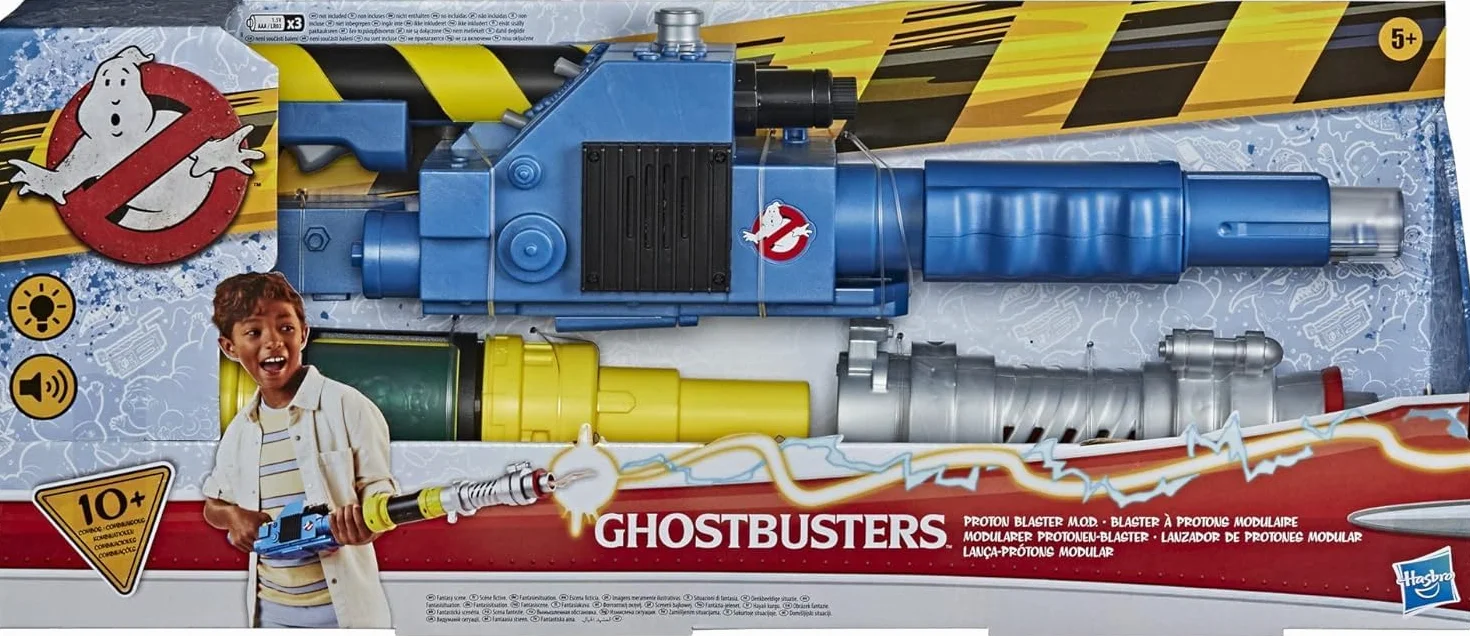 Ghostbusters Blaster Protonico M.O.D. Role Play Personalizzabile con Luci e Suoni