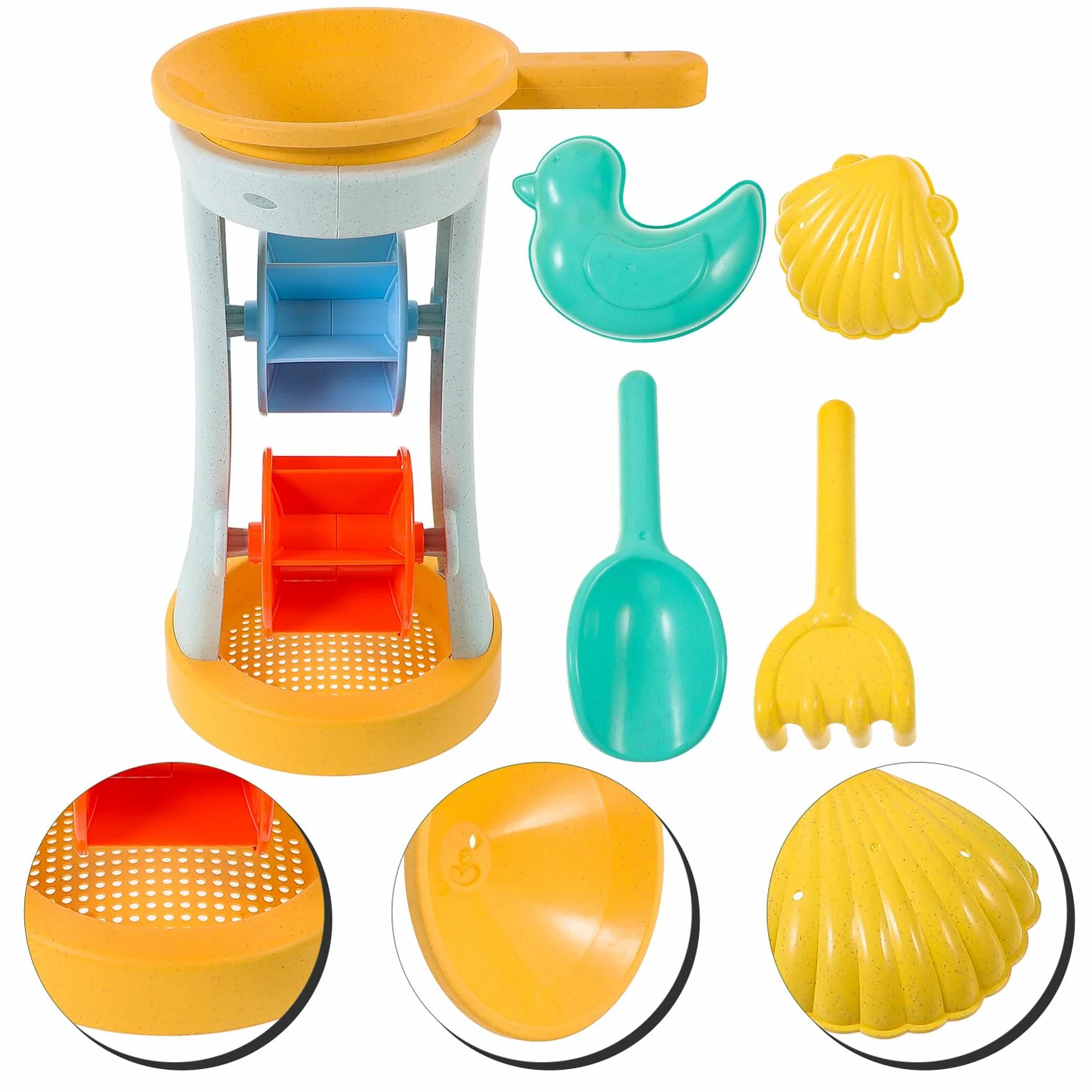 Beach Sand Toy in Plastico per Bambini, Vacanze Estive | Gioco da Spiaggia, Giochi per Spiaggia, Scuola e Backyard, Safe e Comfortable