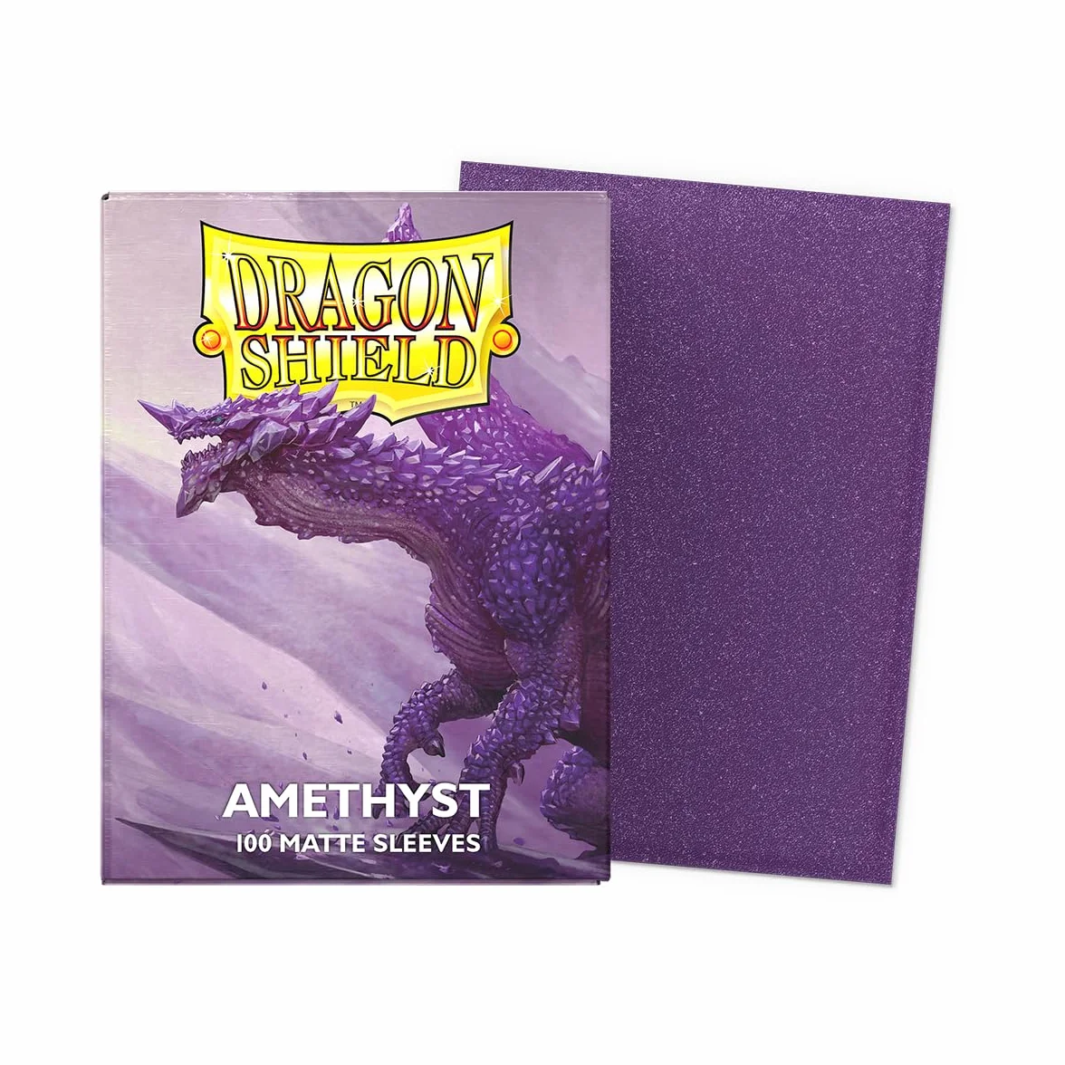 at-11060-100 standard size matte dual sleeves - amethyst