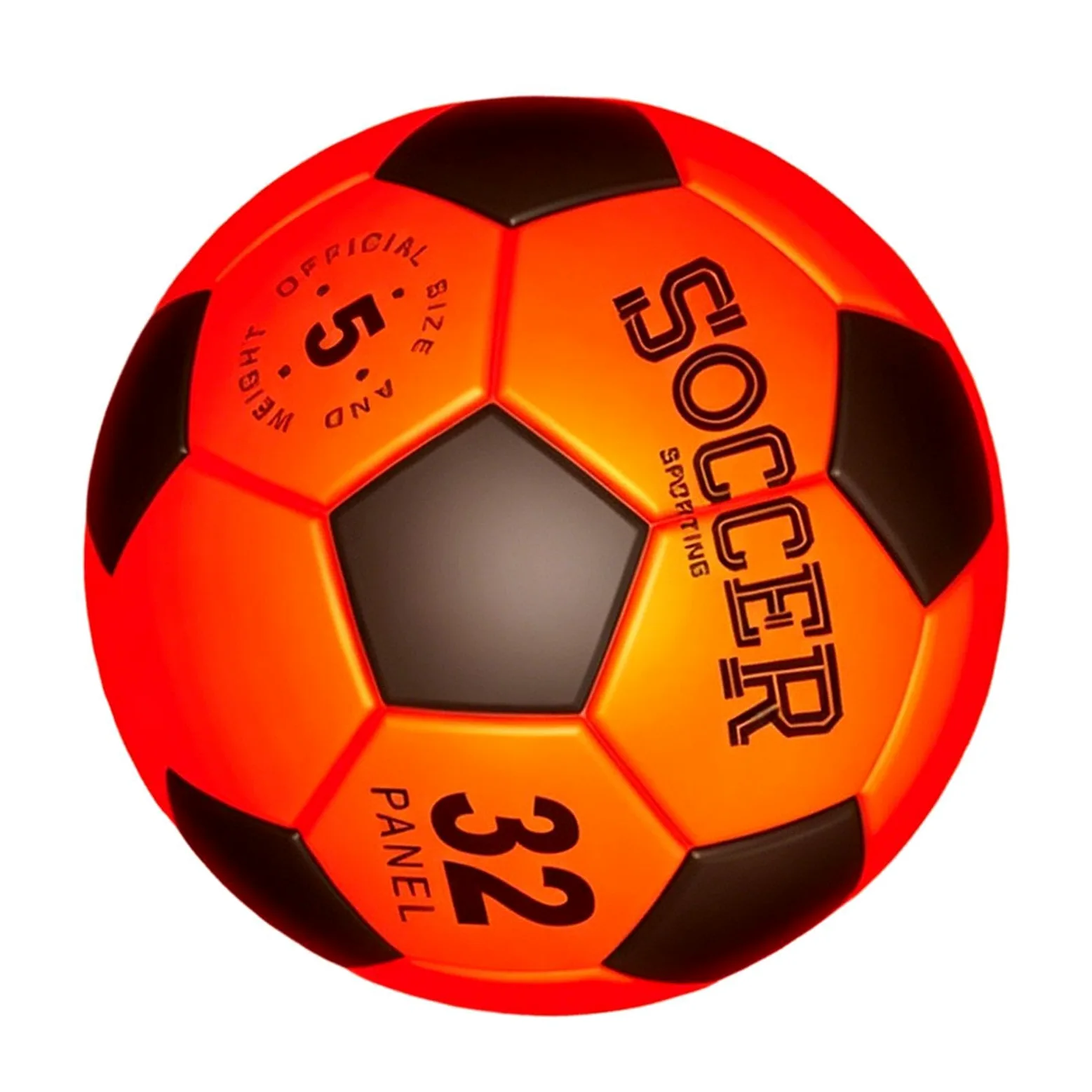 Pallone da Calcio Illuminato Pallone Ricaricabile Misura 5 con Pompa | Giochi di Calcio LED Luminosi per Età 8-15 Ragazzi Bambini Adulti Sport all'aperto Compleanno Giardini Patio Sentiero