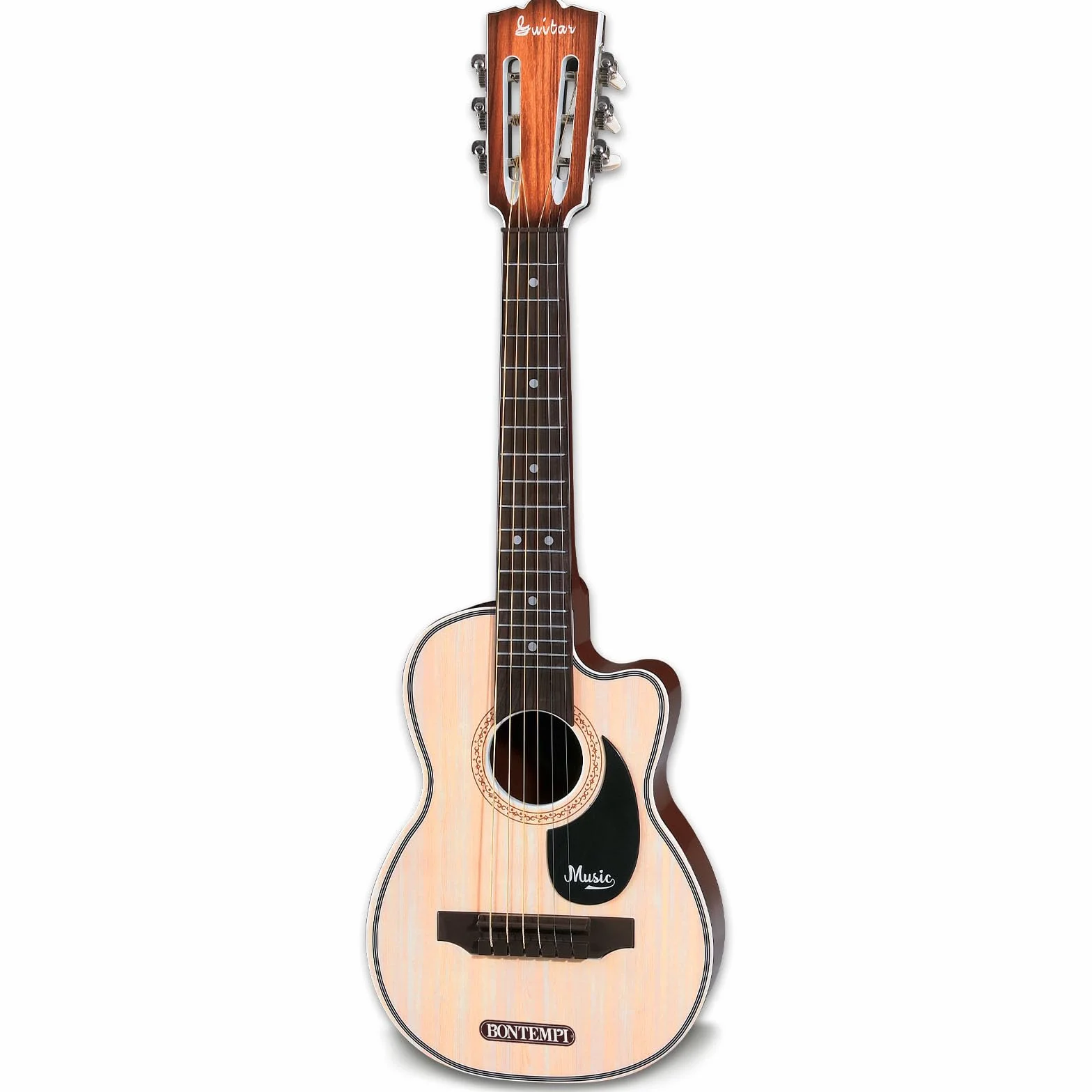 Bontempi Chitarra Folk 70 cm Plastica Marrone