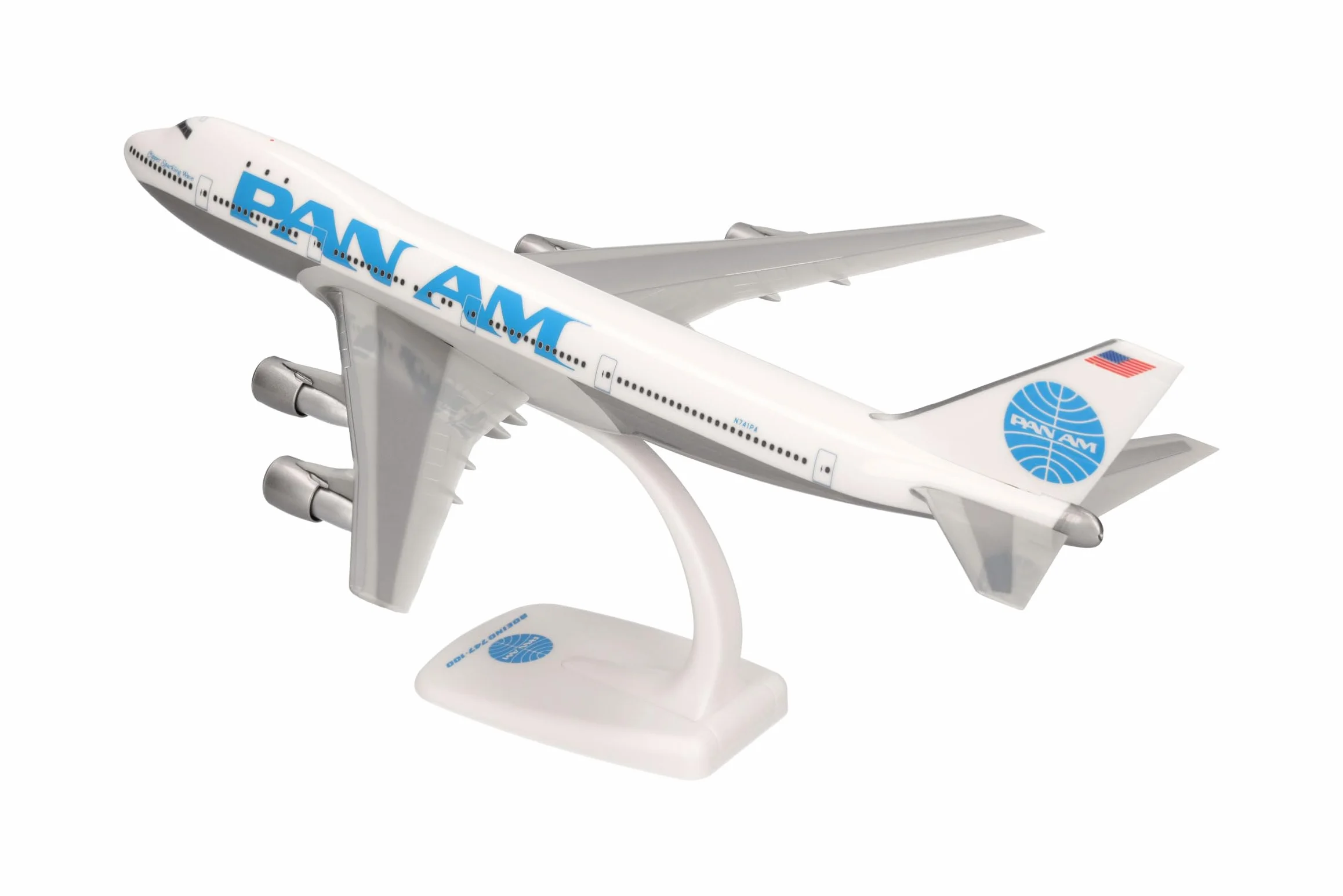 Herpa Pan Am Boeing 747-100 1:250 Snap-Fit modello aereo collezione plastica