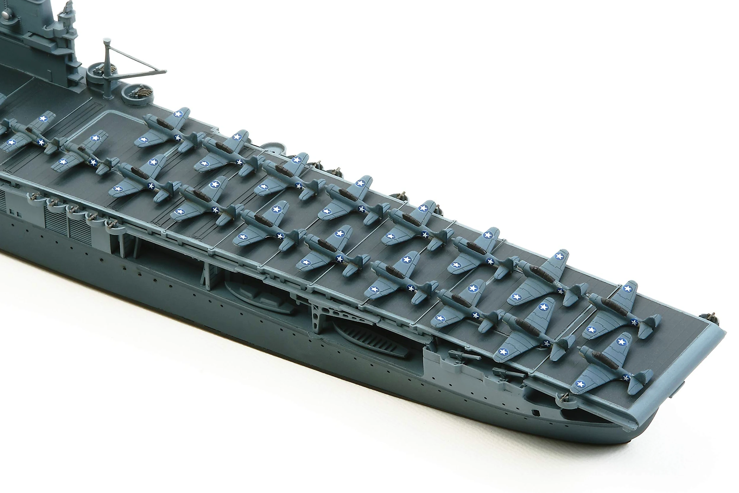 Tamiya 300031712 - Modellino portaerei Americana Yorktown CV-6, Scala 1:700